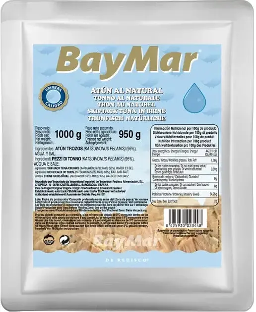 Тунець BayMar Atun Tonno al natural у власному соку 1 кг