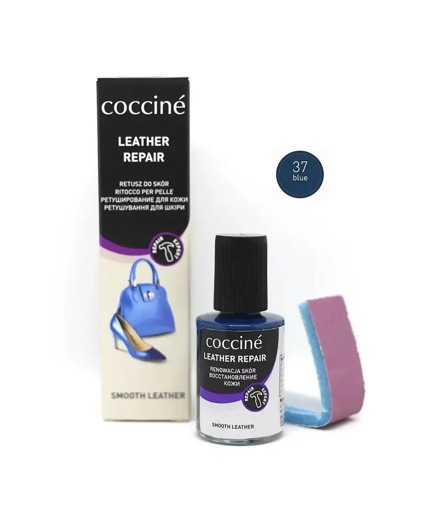 Коректор-реставратор Coccine Leather Repair для шкіри, синій, 10 мл