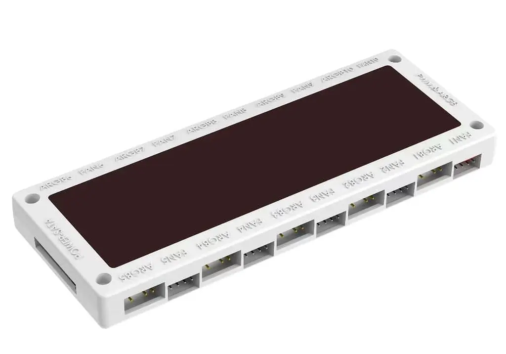 Розгалужувач живлення хаб Coolmoon ARGB/PWM AM10 White (AM10 WHITE) - фото 8