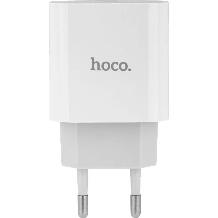 Мережевий зарядний пристрій Hoco C76A Speed source 18W White (722553) [124886] - фото 2
