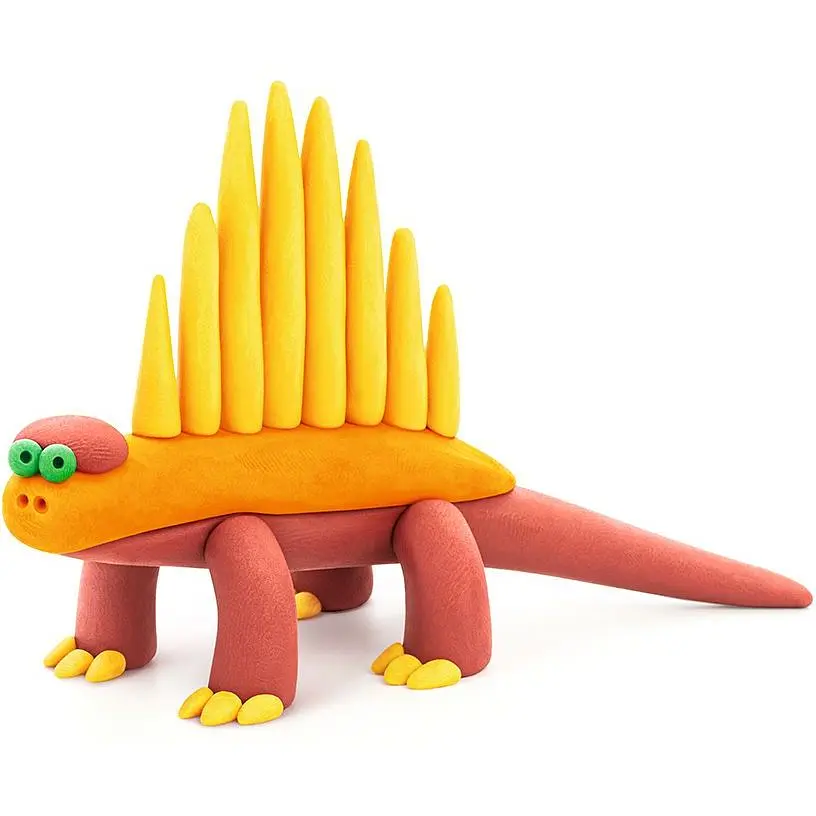 Набір пластиліну, що самостійно твердіє, Ліпака Диметродон (30079-UA01) - фото 3