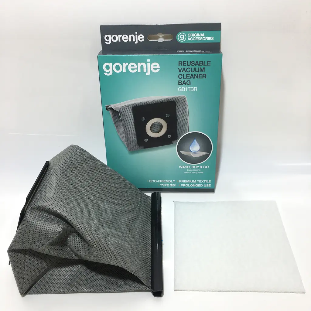 Мешок тканевый + фильтр для пылесоса Gorenje VCK1300EA, VCK1400EA, VC1411B, VC1411CMBU, 570742 - фото 5