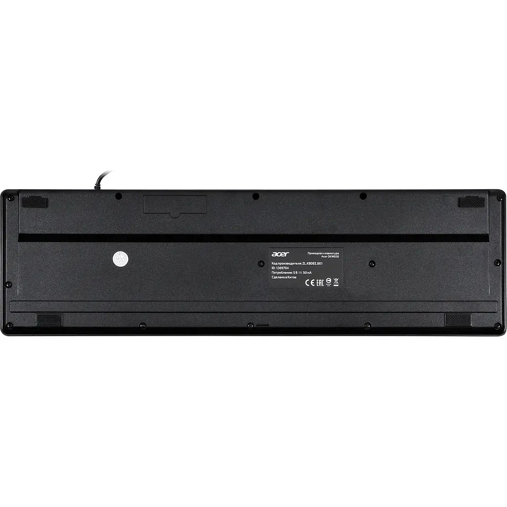 Клавиатура Acer OKW020 USB Black (ZL.KBDEE.013) [105180] - фото 7