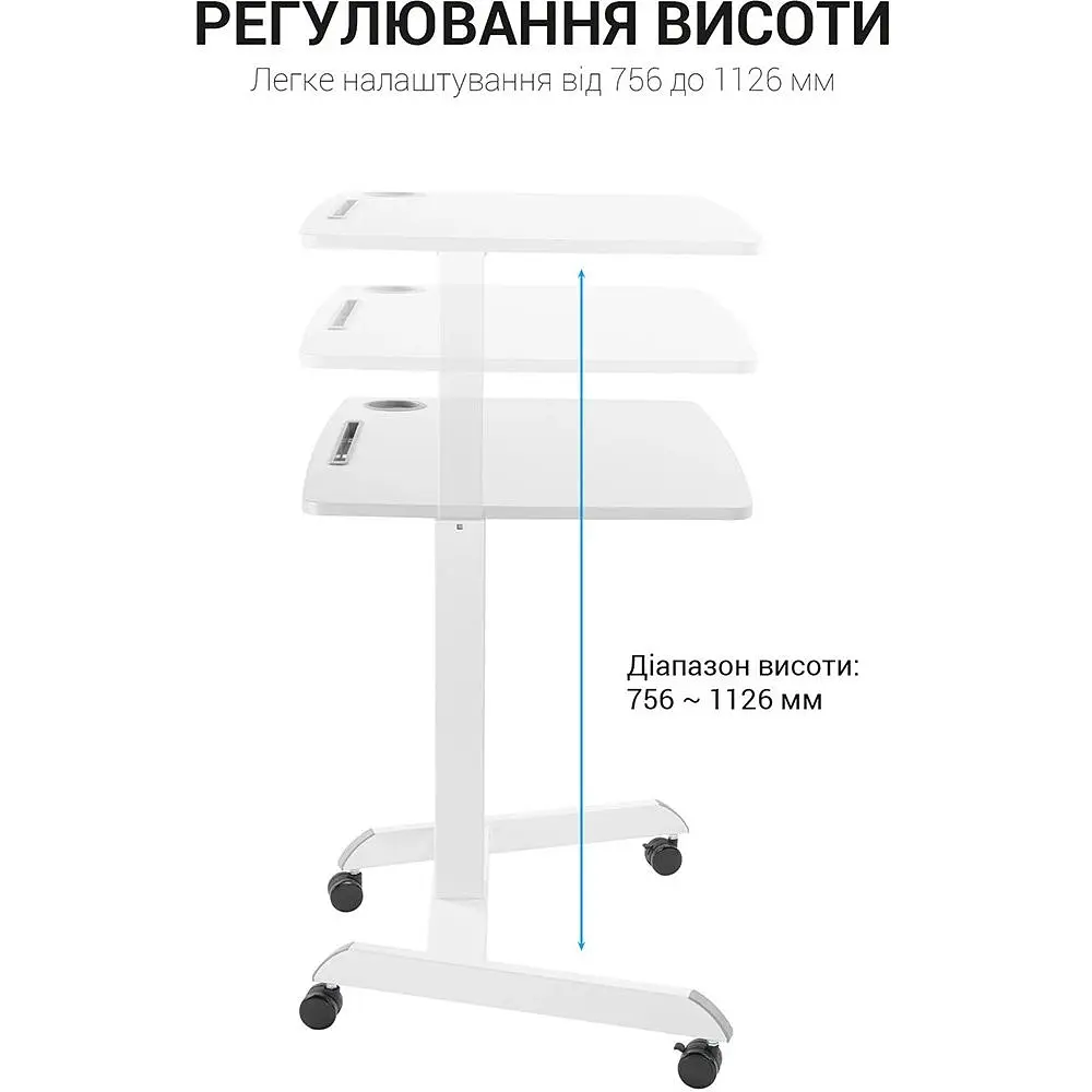 Комп'ютерний стіл OfficePro ODM380W - фото 5