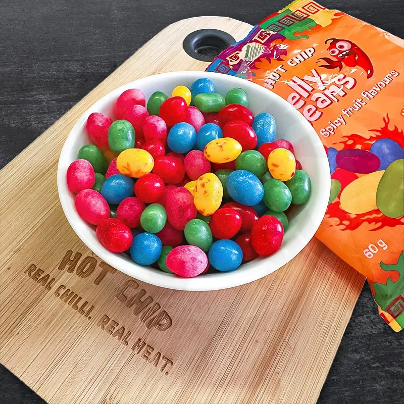 Драже HOT CHIP Jelly Beans Spicy Fruit 60г - фото 6