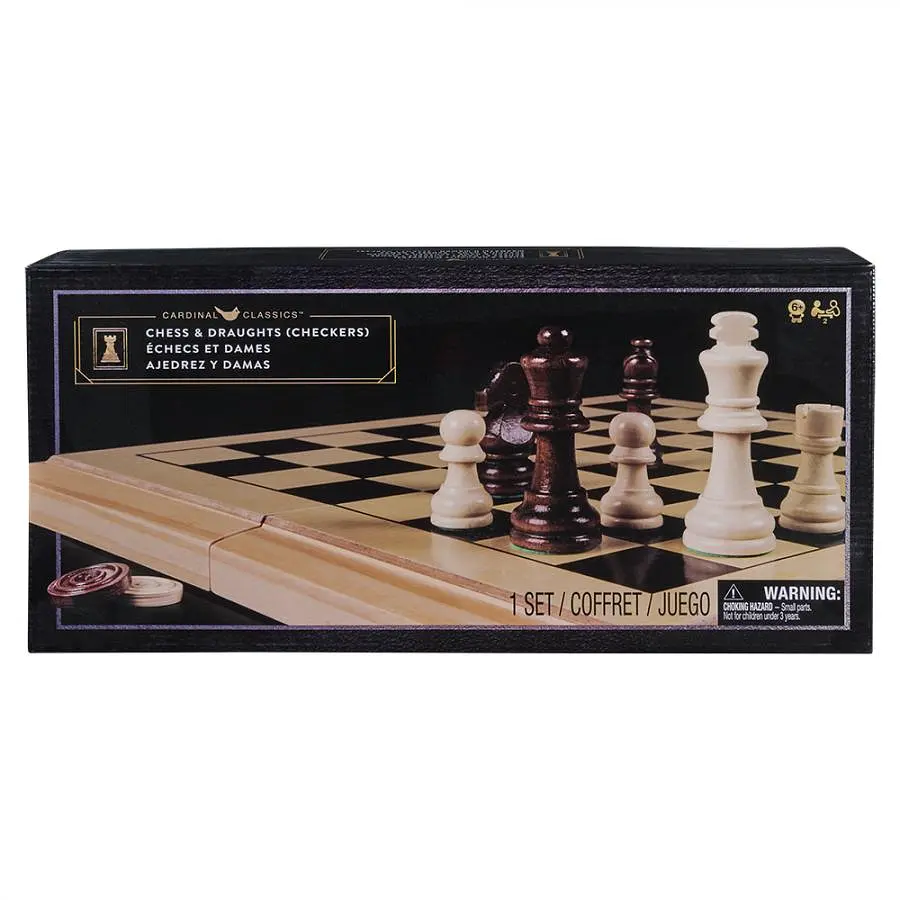 Набір з двох настільних ігор Spin Master Шахи та шашки (SM34807/6075860)