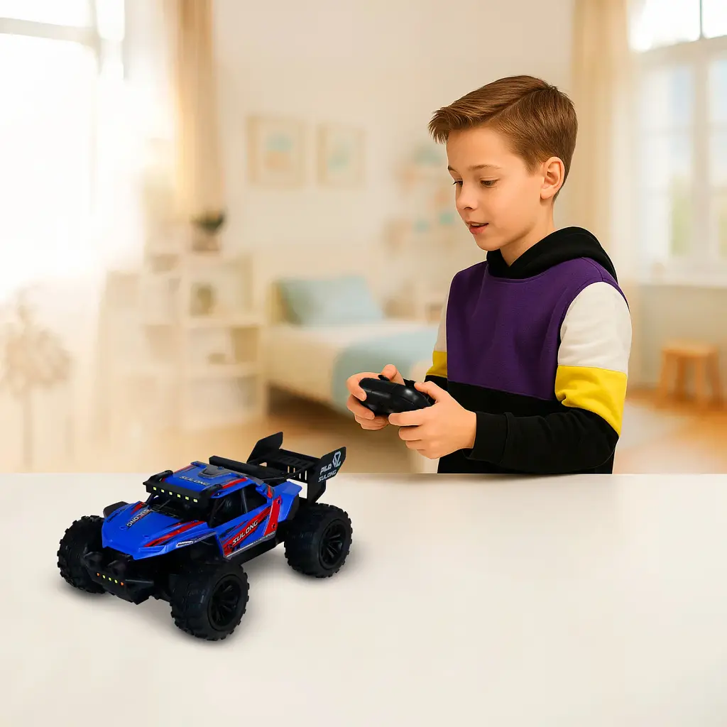 Автомобіль OFF-ROAD на р/к – HIGH SPEED (синій, 1:16, 2.4 ГГц, акум. 3,7 V) - фото 3