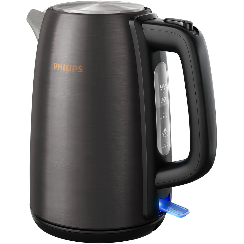 Электрочайник Philips Viva Collection 1.7 л черно-медный (HD9352/30) - фото 2