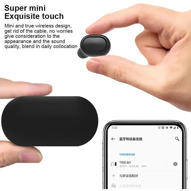 Беспроводные bluetooth наушники tws A6 - фото 4