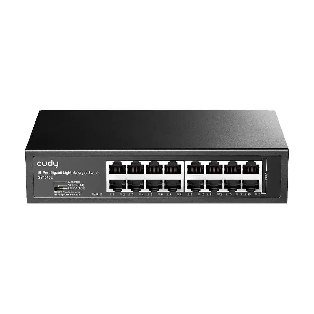 Комутатор 16-портовий Cudy GS1016E гігабітний з функціями керування (73-00585) - фото 2