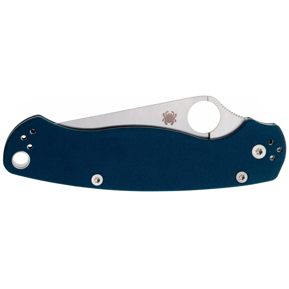 Ніж Spyderco Para Military 2 CPM SPY27 G-10 Blue - фото 3