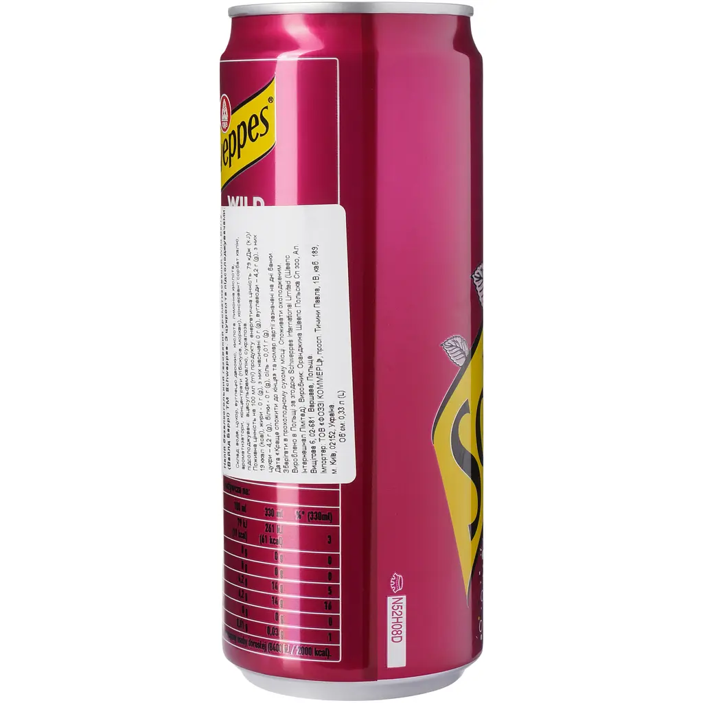 Напій Schweppes Wild Berry 0.33 л - фото 4