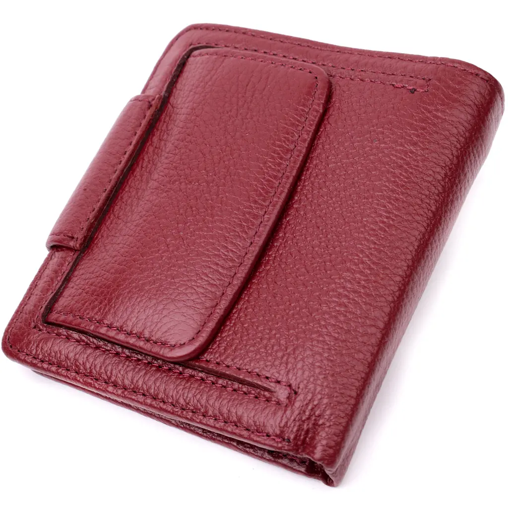 Кожаный женский кошелек ST Leather 9.5х11.2х1.5 см acs0028425 - фото 2