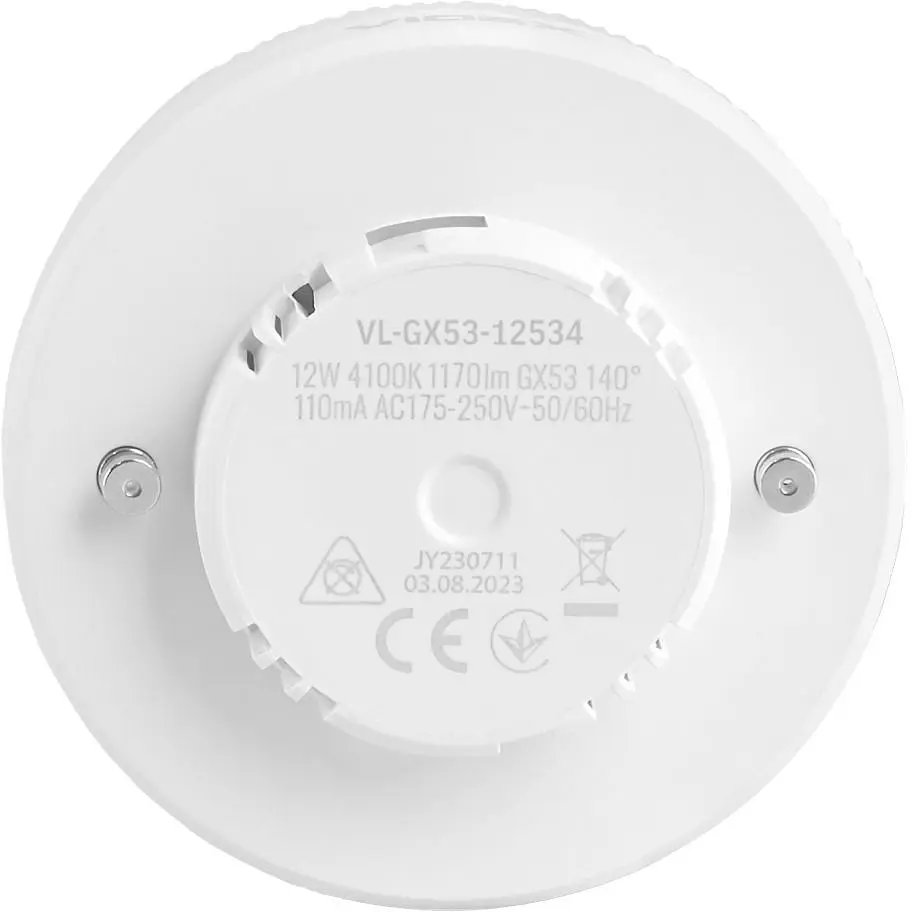 Світлодіодна лампа Videx LED GX53 12W 4100K (VL-GX53-12534) - фото 3