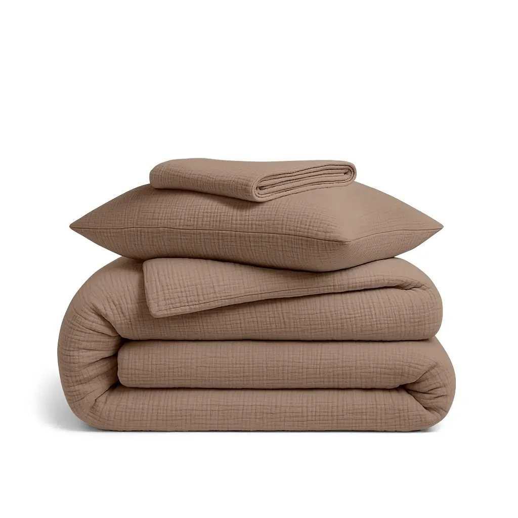 Дитяча постільна білизна муслін в ліжечко BROWN CS1 COSAS (2200000006271)