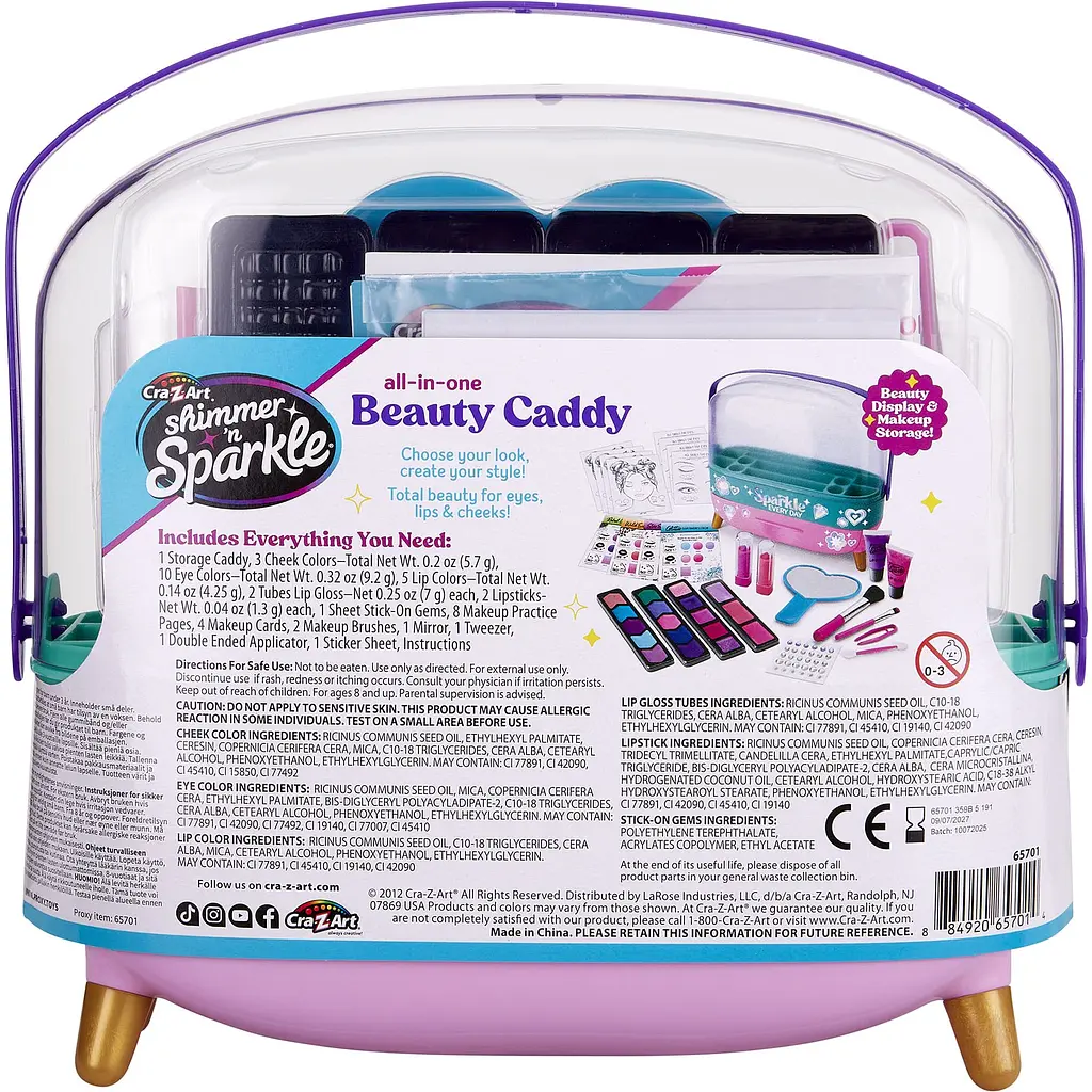 Набор детской косметики Cra-Z-Art All in one Beauty Caddy (65701CRA) - фото 7