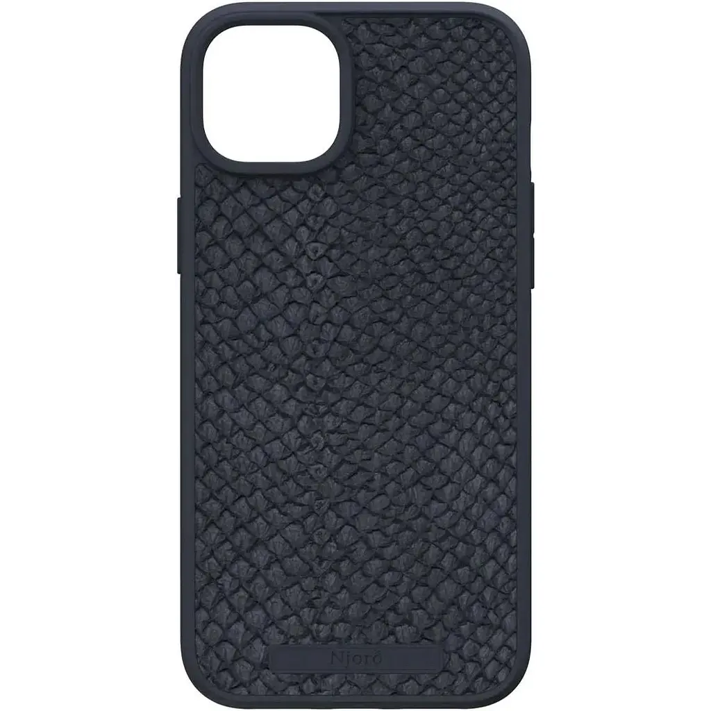 Чохол-накладка Njord Salmon Leather MagSafe Case Black для iPhone 15 (NA51SL00) - фото 4