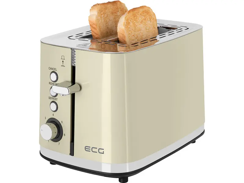 Тостер ECG ST 2766 Vintage Vanilla - фото 3