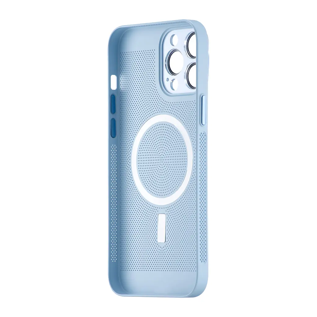 Чохол Perfomed with MagSafe Protected Camera iPhone 13 Pro Max Light Blue - фото 3