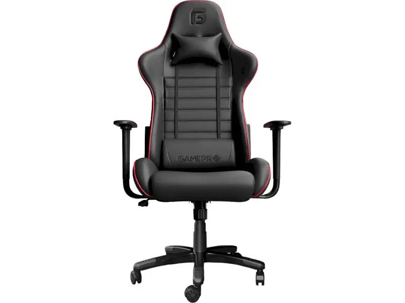 Крісло ігрове GamePro Rush black-red (GC-575)