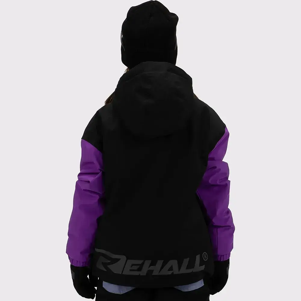 Куртка дитяча Rehall Stussy Junior 2026 140 Чорний-Фіолетовий - фото 2