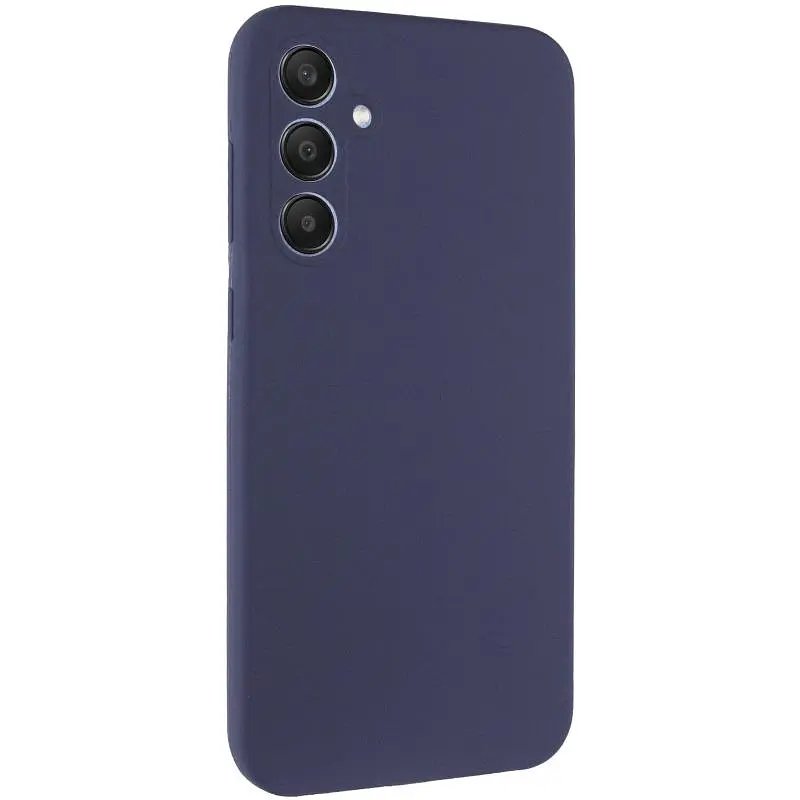 Чохол TPU GETMAN Liquid Silk Full Camera для Samsung Galaxy S26+ Синій / Midnight Blue