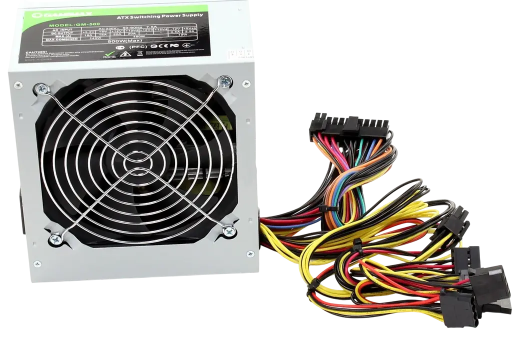 Блок питания GameMax GM-500 500W OEM 80+ (GM-500) Б/У - фото 2