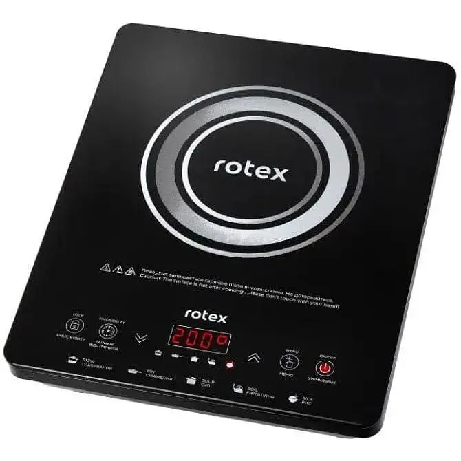 Настольная индукционная плита Rotex RIO 225-G одноконфорочная 2000 Вт - фото 3