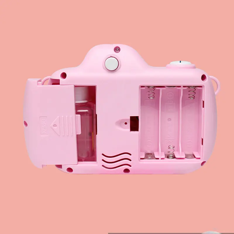 Фотокамера-генератор мильних бульбашок 1001 Kitty Children's camera Pink - фото 3