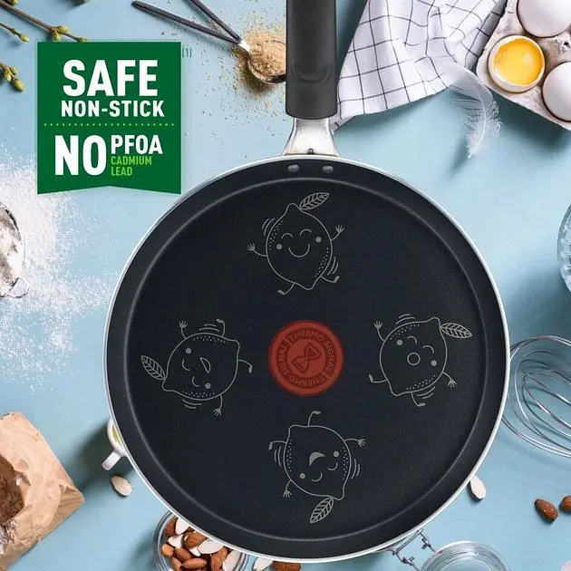 Сковорода для млинців Tefal Fruits, з лопаткою, 25 см, жовта (B4381002) - фото 7