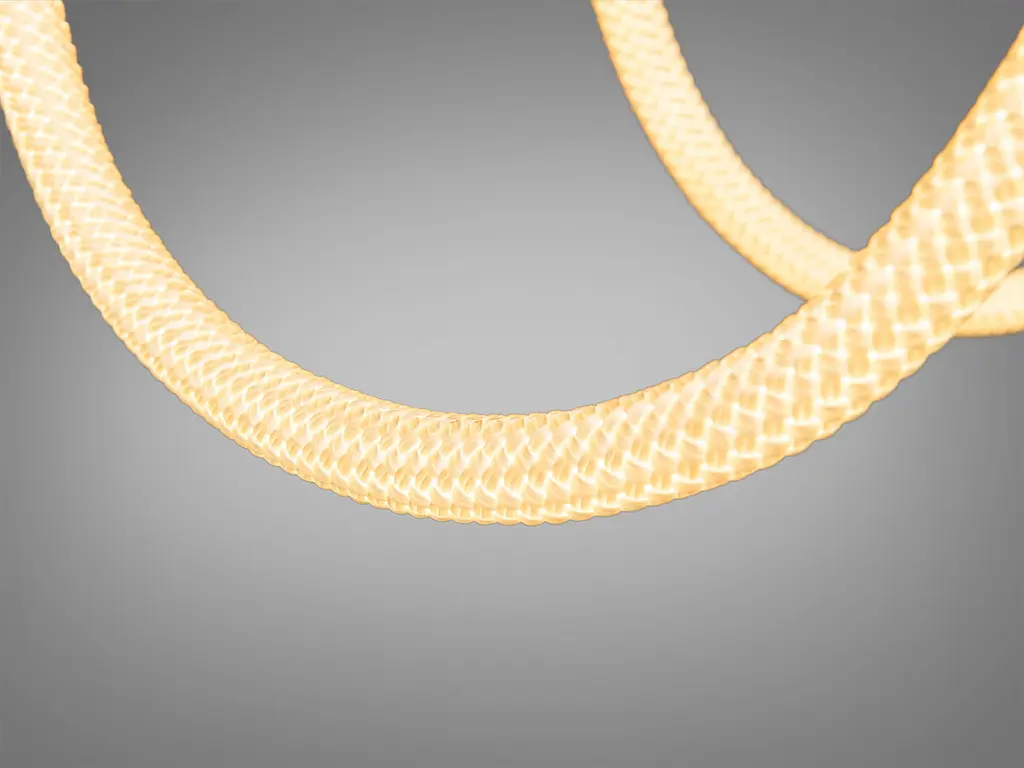Люстра стельова LED Diasha 9752-D600GAB Мотузка 32W, бронза, мінімалізм для спальні та коридору - фото 5