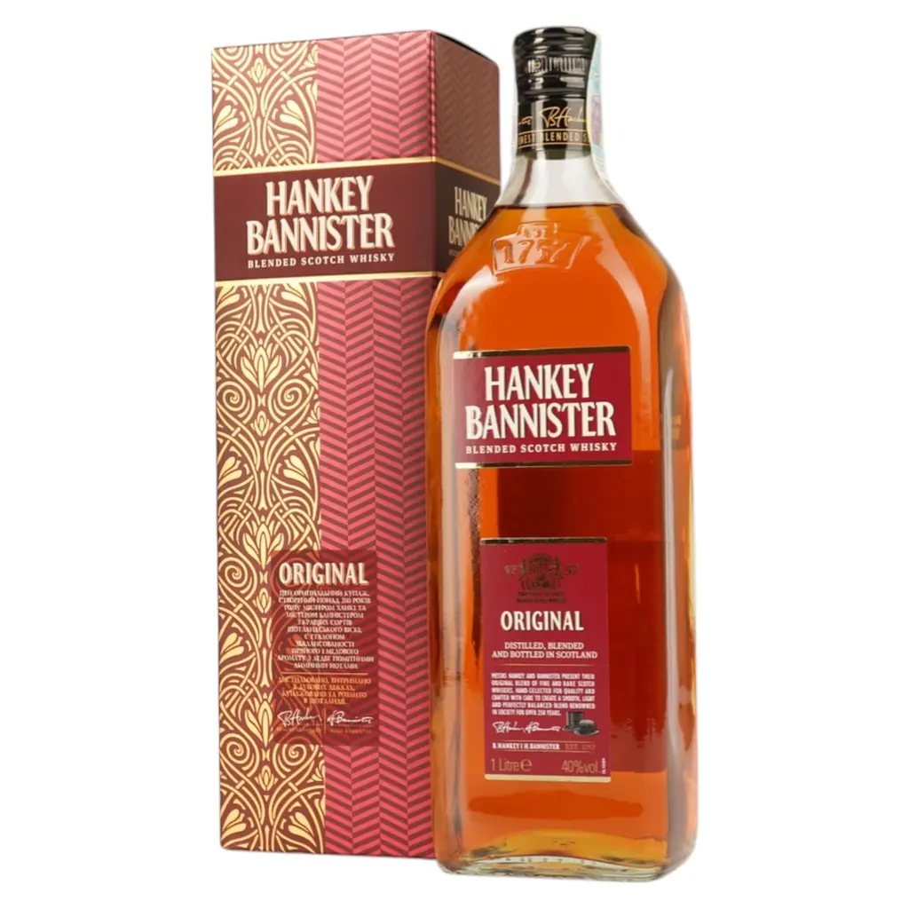 Уценка. Виски Hankey Bannister Original, в коробке, 40%, 1 л - фото 2