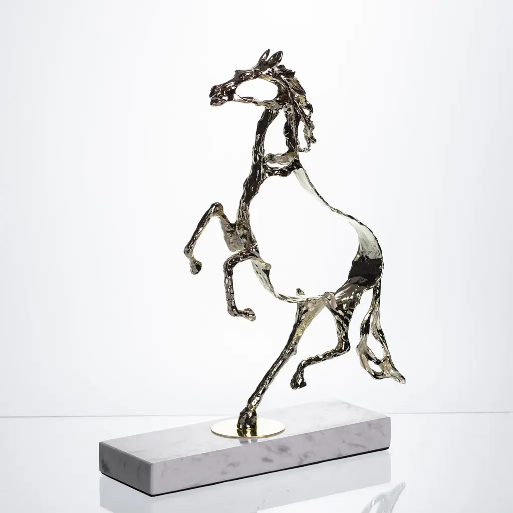 Декоративна фігурка Yiwu Horse 28х8.5х34 см металева статуетка колекційна для дому настільний декор HP-7-8 - фото 10
