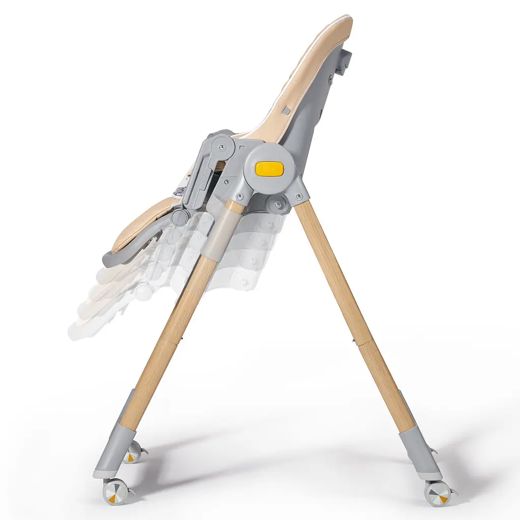 Стульчик для кормления 2в1 KiderKraft LASTREE Wood Beige - фото 6