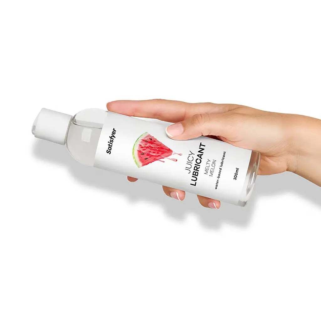 Лубрикант на водній основі Satisfyer Juicy Lubricant Melty Melon 300 мл (м'яте паковання!!!) - фото 7