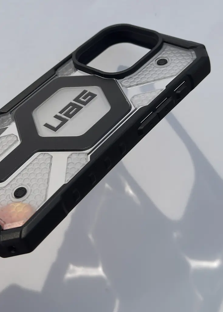 Оригінальний протиударний чохол UAG Pathfinder MagSafe для iPhone 15 Pro Clear Ice (114281114343) - фото 7