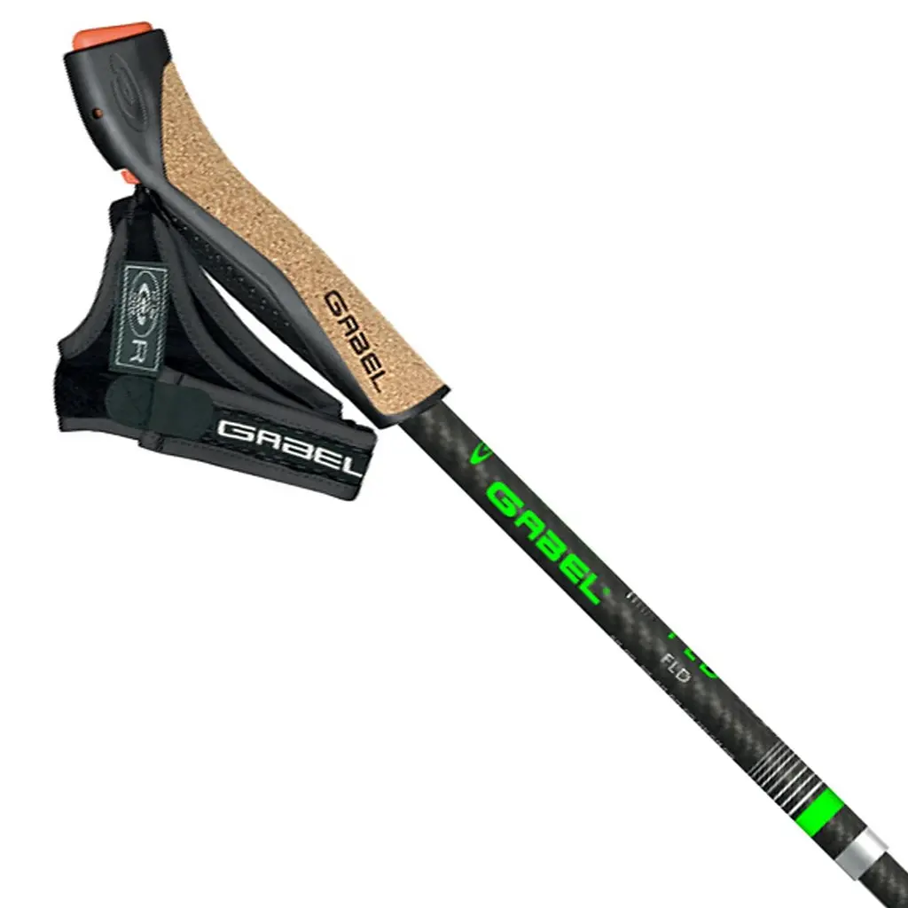 Палиці для скандинавської ходьби Gabel FLD Carbon 120 (7009400801200) складні, фіксованої довжини - фото 3