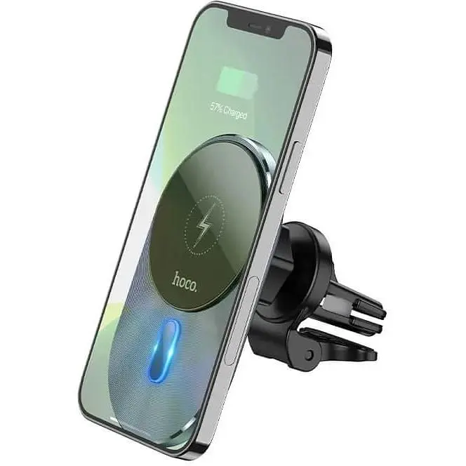 Автодержатель HOCO Magic Magnetic Wireless Fast Charging CA91 |5W-15W Max| - фото 4