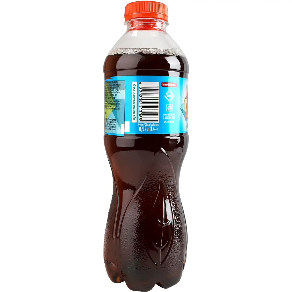 Холодний чай Biola Ice Tea чорний персик 0.92 л - фото 4