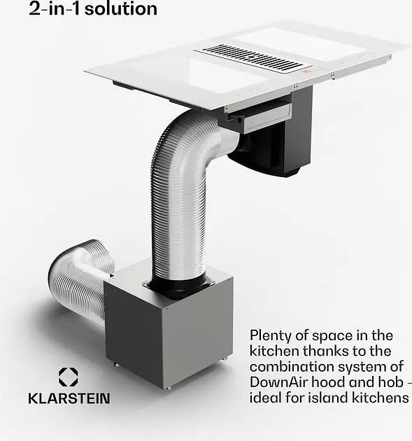 Індукційна плита з витяжкою Klarstein Full House 90 (10045398) - фото 2