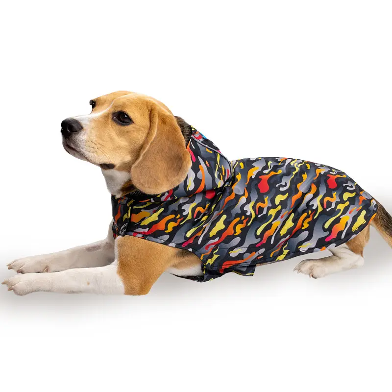 Дощовик для собак з капюшоном Barksi Textile розмір XXS Гравітація - фото 3