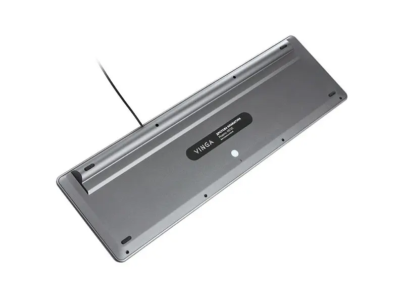 Клавіатура Vinga KB735 Black-Gray - фото 6