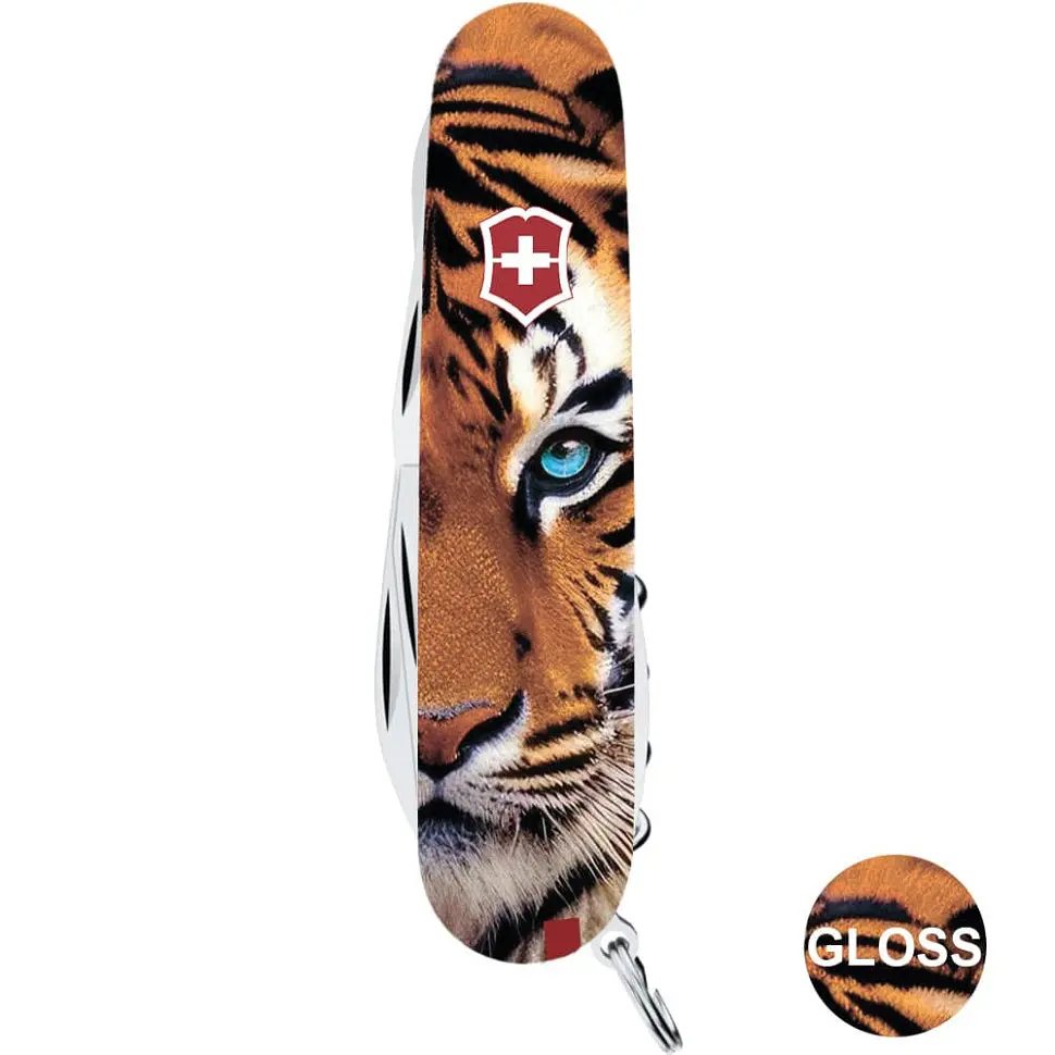 Ніж Victorinox Climber Animal 91мм 14функ Тигр - фото 5