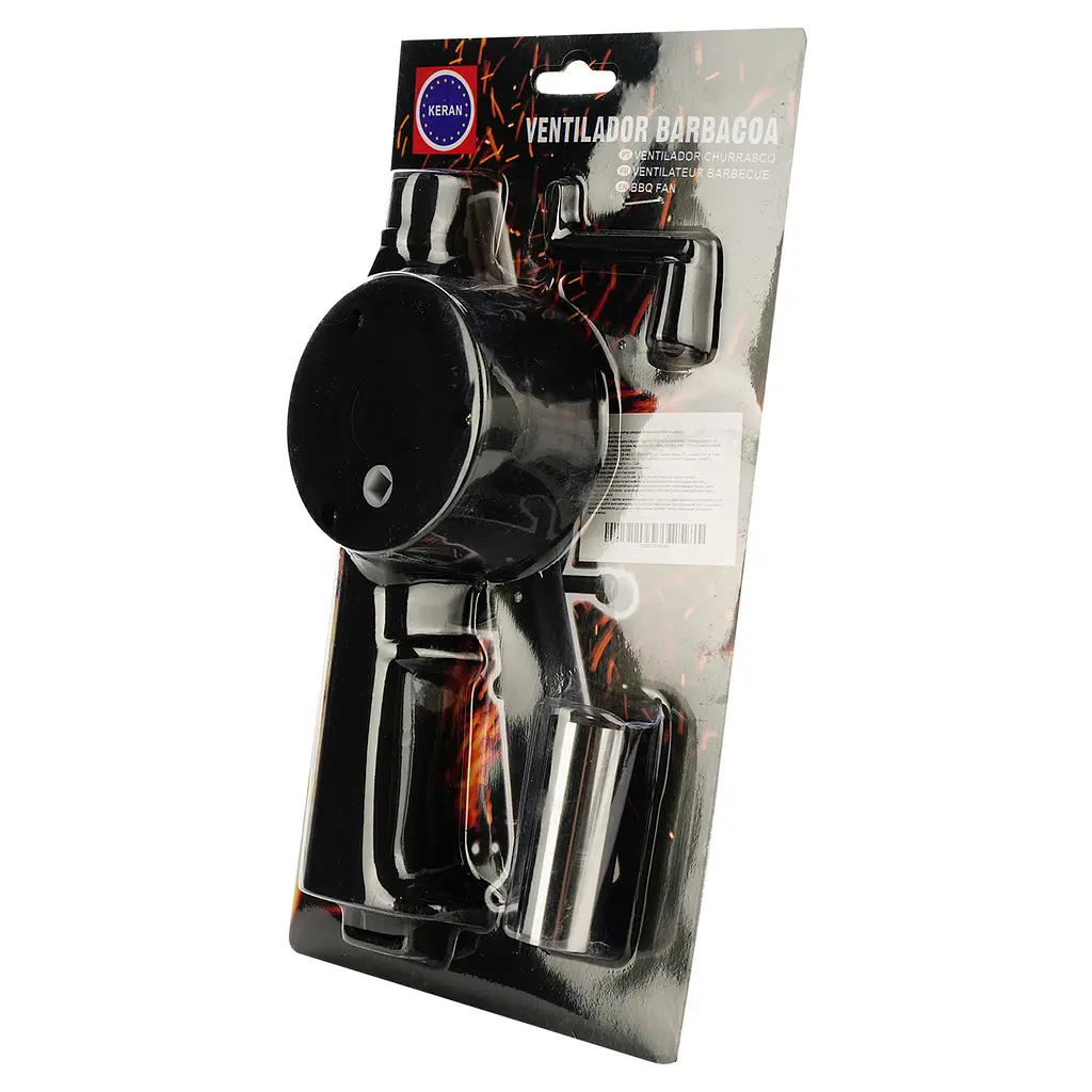 Вентилятор для розпалювання вугілля BBQ ручний 26 см - фото 2