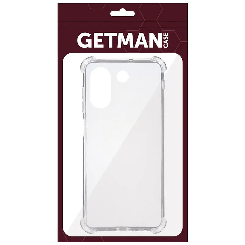 TPU чохол GETMAN Ease logo посилені кути для ZTE Blade A54 4G Безбарвний (прозорий) - фото 5