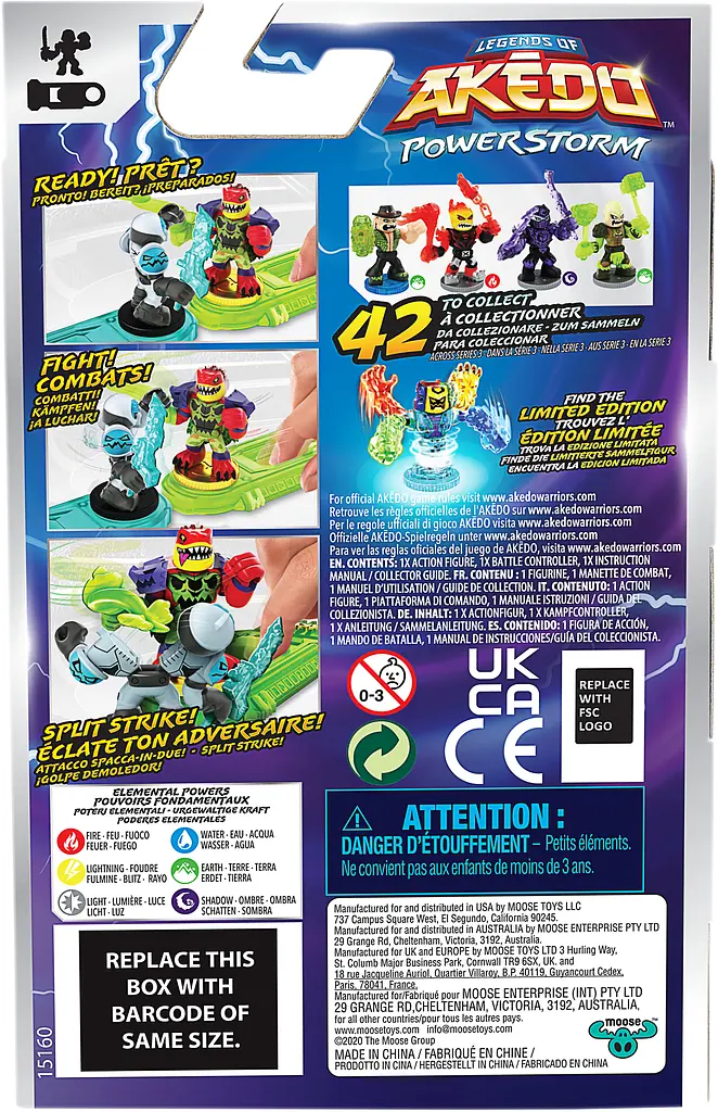 Игровой набор Akedo Power Storm Набор одного бойца (123211) - фото 2