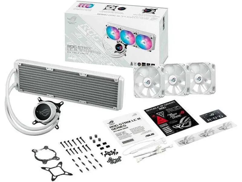 Система водяного охолодження Asus ROG Strix LC III 360 ARGB White Edition (90RC00T2-M0UAY0) - фото 9