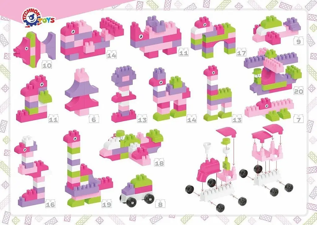 Конструктор ТехноК Building Blocks 90 деталей (6535) - фото 2