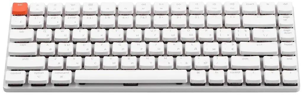 Клавіатура Keychron K3 84 Key Gateron Brown WL UA White (K3K3_KEYCHRON) Б/в - фото 2