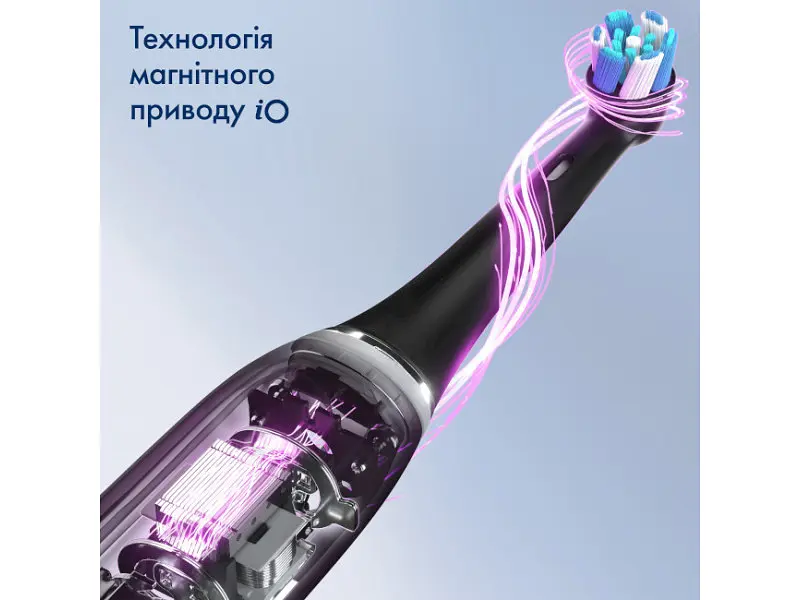 Електрична зубна щітка ORAL-B iO Series 3 Duo iOG3.d.2i6.2K Black & Blue - фото 2